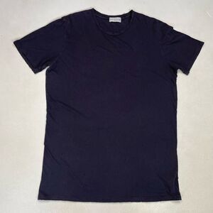 Drifter Distressed T-shirt Men Medium Navy Blue Short Sleeve
